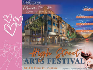 Come See Us on March 7-8, 2026 at the High Street Arts Festival!