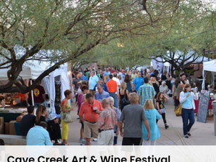Cave Creek Art & Wine Festival January 9-11, 2026 ๐