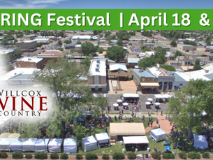 Wilcox Wine Country Spring Festival April 18 & 19, 2026 🩷